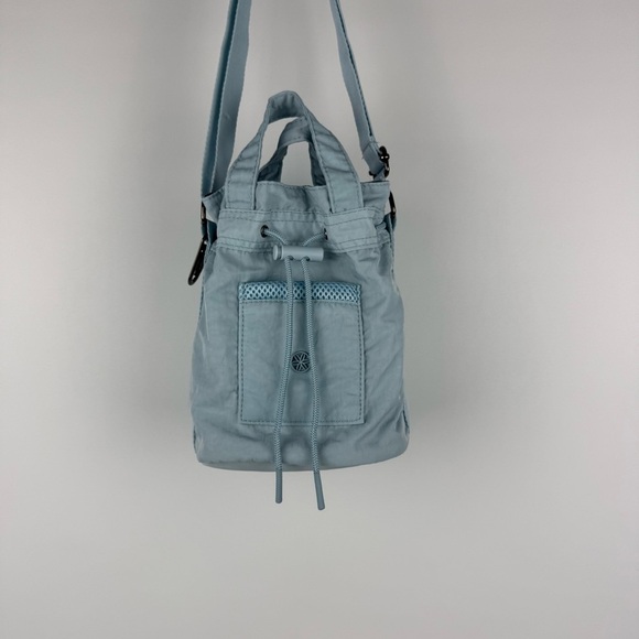 Gaiam Light Blue Convertible Bucket Bag – Adjustable Crossbody & Tote - Picture 1 of 10